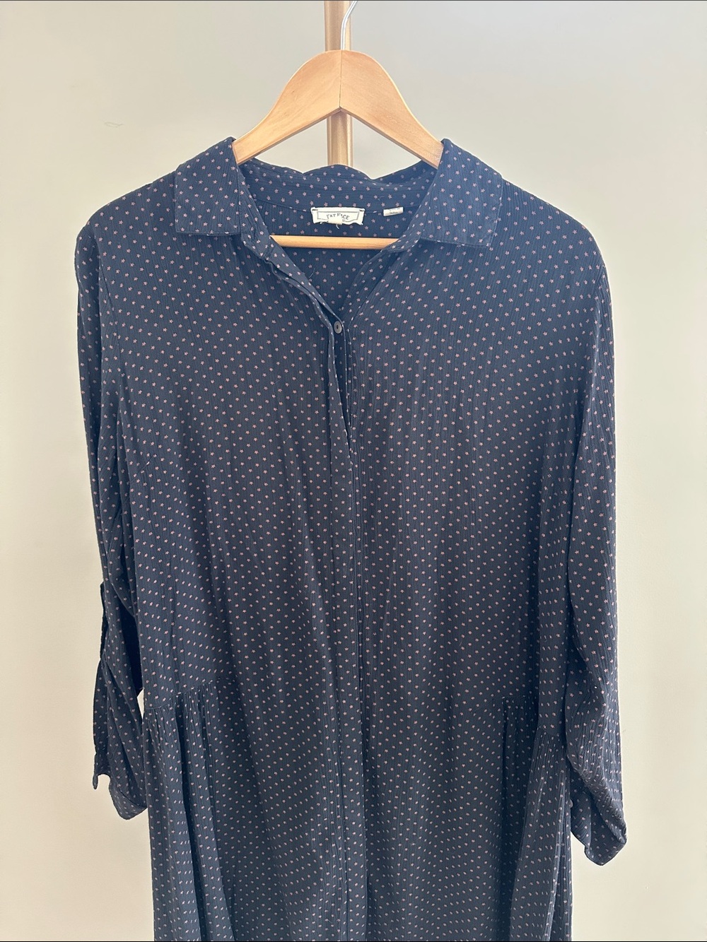 Fat Face Star Print Shirt Dress – US Size 6 / UK 10